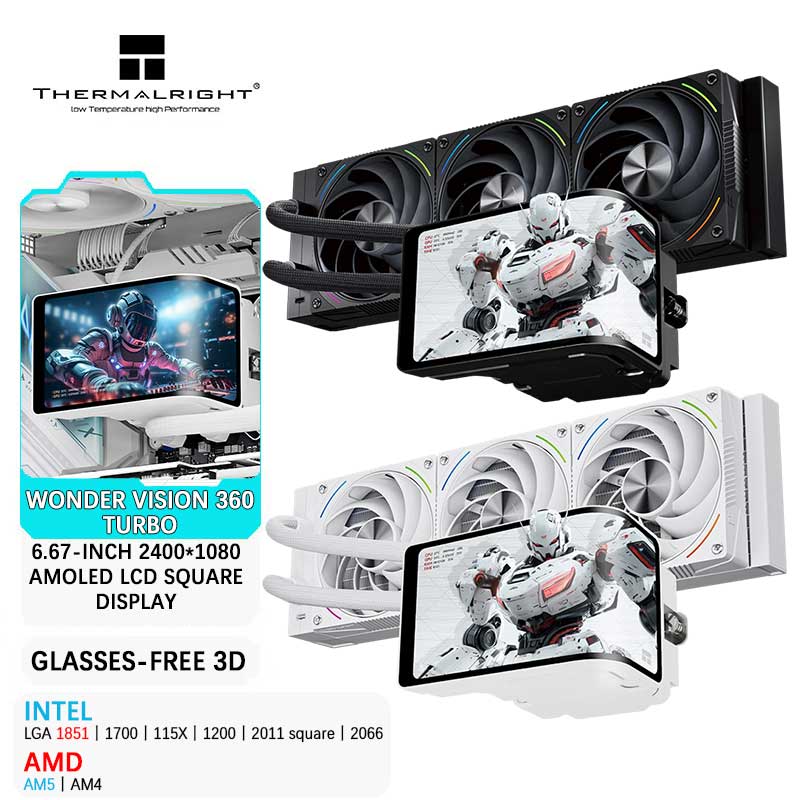 Pc Gaming Water Cooling - Thermalright WONDER VISION 360 TURBO ชุดระบายความร้อนด้วยน้ำแบบออลอินวัน