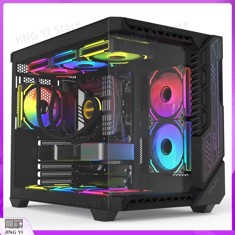 Pc Gaming Water Cooling - เคสคอมพิวเตอร์เกมมิ่ง RGB ขนาดกลาง โครงเหล็ก รองรับระบบระบายความร้อนด้วยน้ำขนาด 360