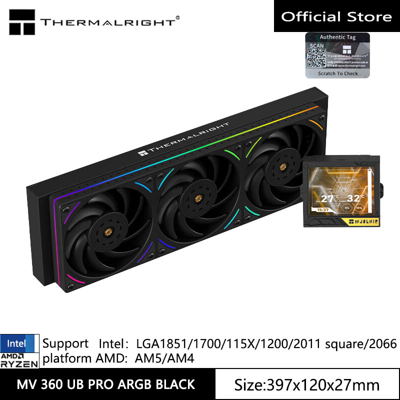 Pc Gaming Water Cooling - Thermalright Mjolnir VISION 360 UB PRO