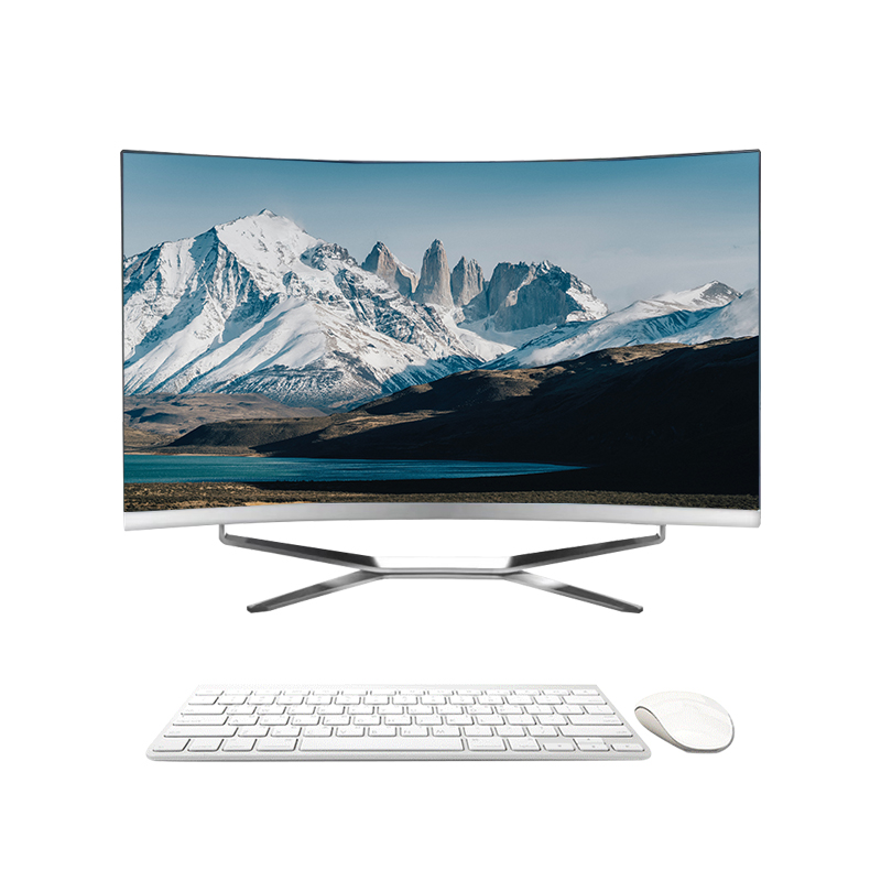 Pc Gaming All In One - 27นิ้ว All In One เดสก์ท็อปหน้าจอโค้งคอมพิวเตอร์เกม Intel