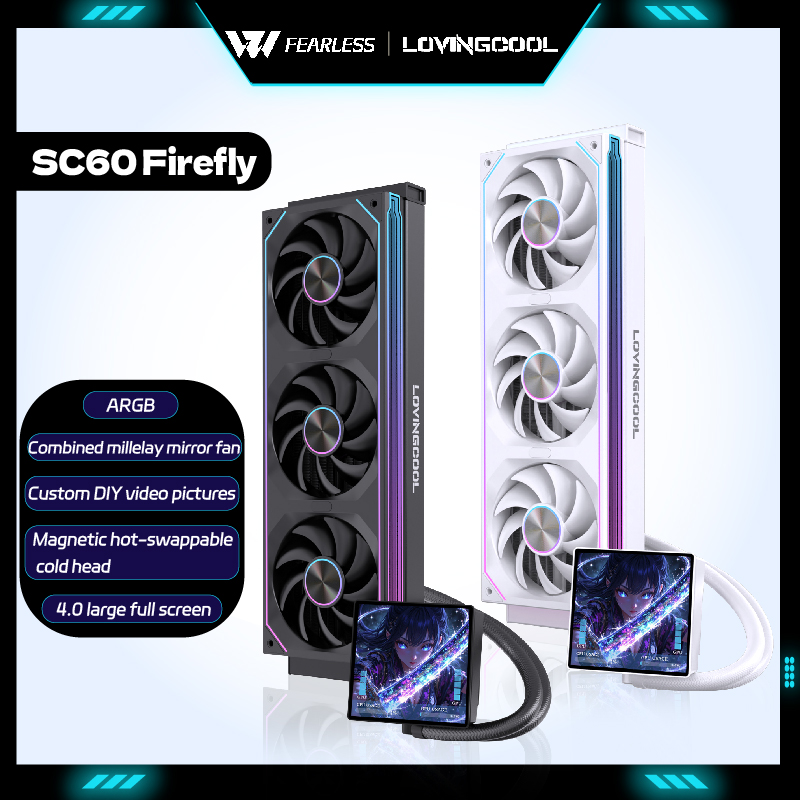 Pc Gaming Liquid - ชุดระบายความร้อนด้วยน้ำสำหรับ CPU รุ่น LOVINGCOO SC60 Firefly