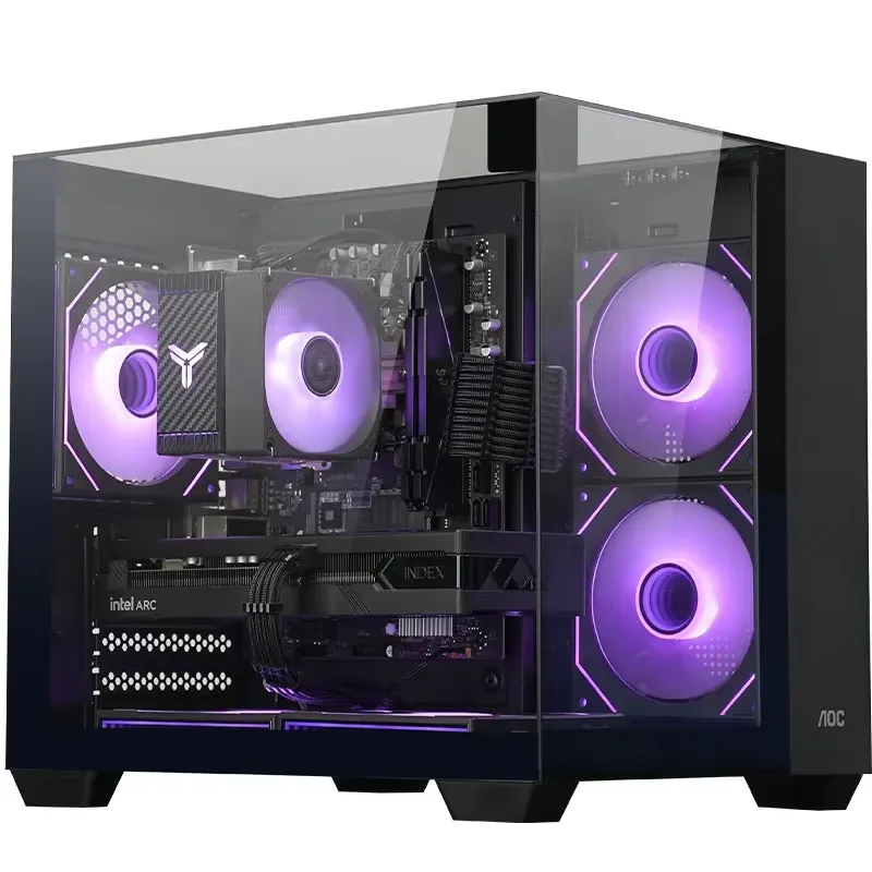 Pc Gaming Core I5 - คอมพิวเตอร์ตั้งโต๊ะแบบกำหนดเอง OEM พร้อมซีพียู Core I5-12400F, การ์ดจอ