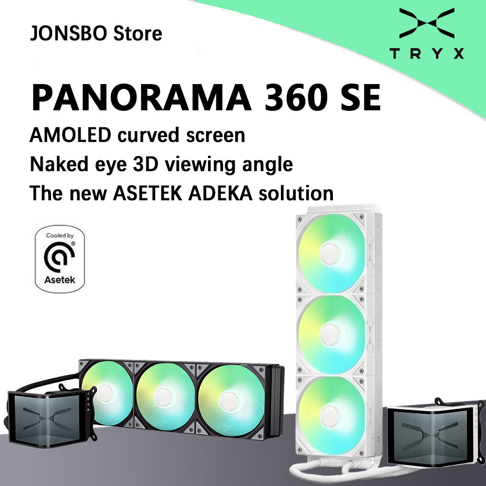 TRYX PANORAMA 360 SE 360MM All - Pc Gaming Water Cooling บทวิจารณ์และราคา
