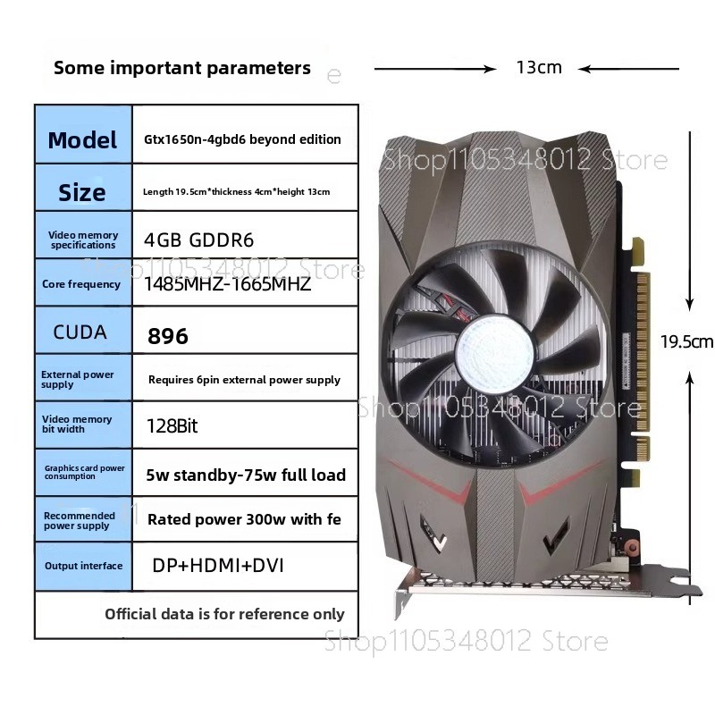 การ์ดจอ GTX 1650 4GB สำหรับคอม - Pc Gaming Gtx 1650 บทวิจารณ์และราคา