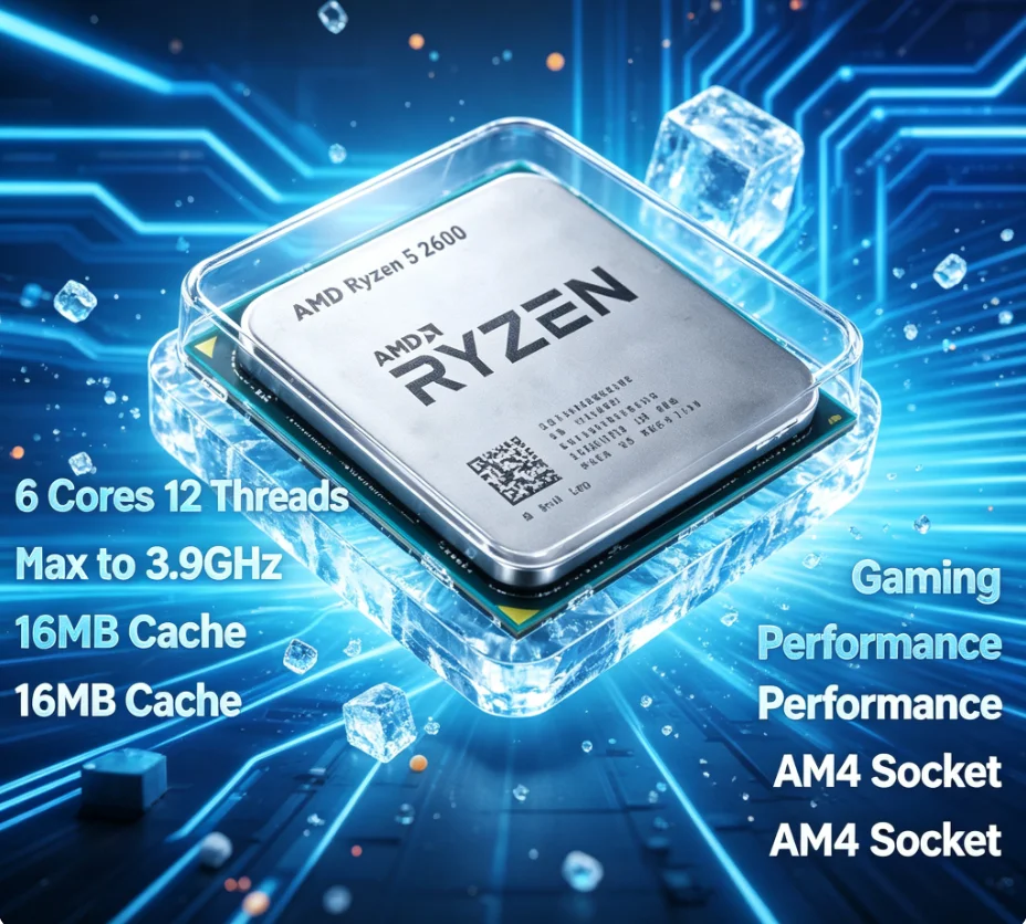 โปรเซสเซอร์เดสก์ท็อป AMD R5 26 - Pc Gaming Entry บทวิจารณ์และราคา