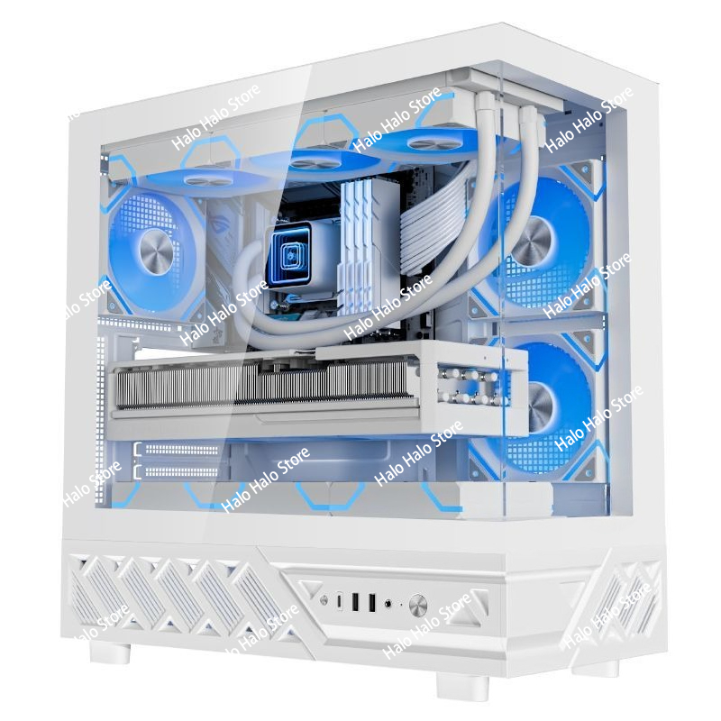 เคสคอมพิวเตอร์ ATX สีขาว วิวทะ - Pc Gaming Liquid บทวิจารณ์และราคา