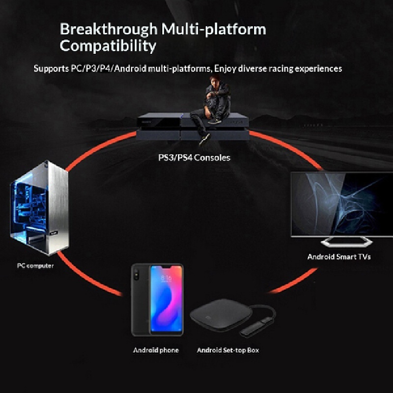พวงมาลัยเกมแข่งรถไร้สาย หมุนได - Pc Gaming Entry บทวิจารณ์และราคา