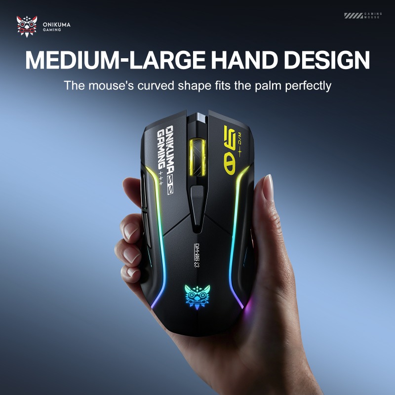 ONIKUMA DM06 เมาส์สำหรับเล่นเก - Pc Gaming Entry Level บทวิจารณ์และราคา