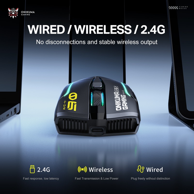 ONIKUMA DM06 เมาส์สำหรับเล่นเก - Pc Gaming Entry Level บทวิจารณ์และราคา