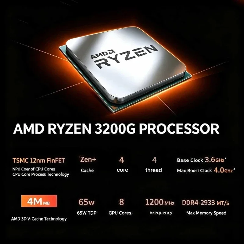 โปรเซสเซอร์ AMD Ryzen 3 3200G  - Pc Gaming Entry บทวิจารณ์และราคา