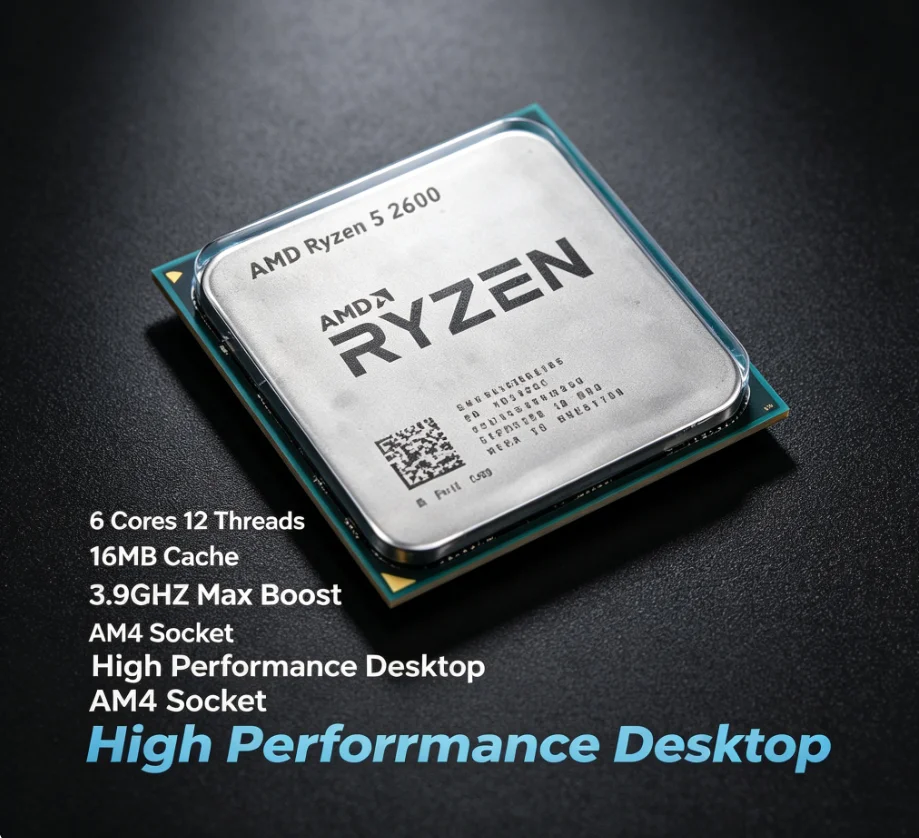 ซีพียู AMD R5 2600 AM4 6 คอร์  - Pc Gaming Entry บทวิจารณ์และราคา