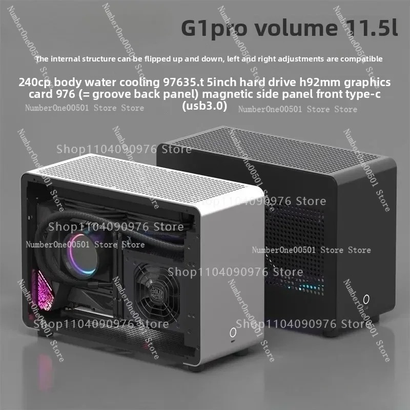 เคสอลูมิเนียม A4 ITX รองรับระบ - Pc Gaming Water Cooling บทวิจารณ์และราคา