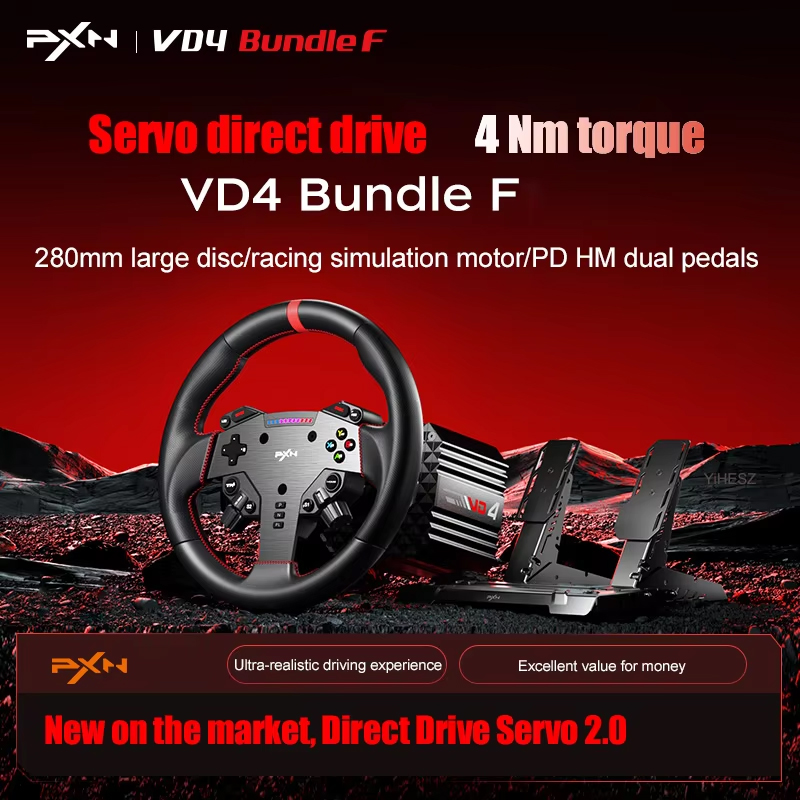 PXN V4D Bundle Racing ล้อ 4Nm  - Pc Gaming Entry บทวิจารณ์และราคา