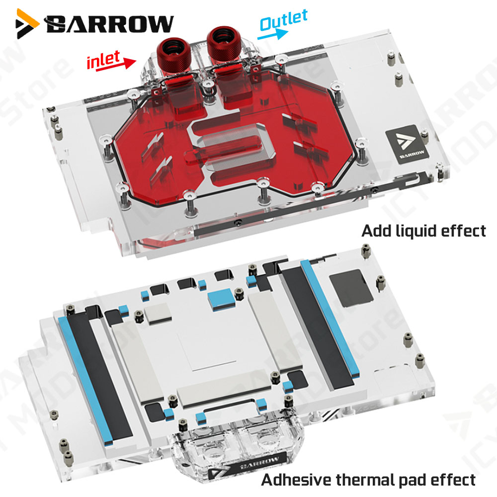 บล็อกระบายความร้อนด้วยน้ำสำหรั - Pc Gaming Water Cooling บทวิจารณ์และราคา