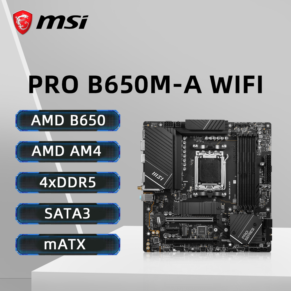 เมนบอร์ด MSI PRO B650M-A WIFI  - Pc Gaming Core I5 บทวิจารณ์และราคา
